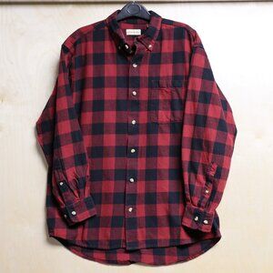 Hobbs Creek Plaid Flannel Mens Sz L
